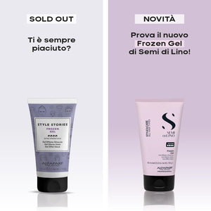 Alfaparf semi di lino style e care frozen gel - effetto ghiaccio. Tenuta extra forte