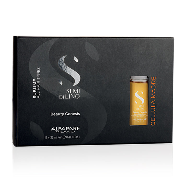 Alfaparf semi di lino sublime cellula madre beauty genesis - elisir rinnovante con cellule staminali di argan