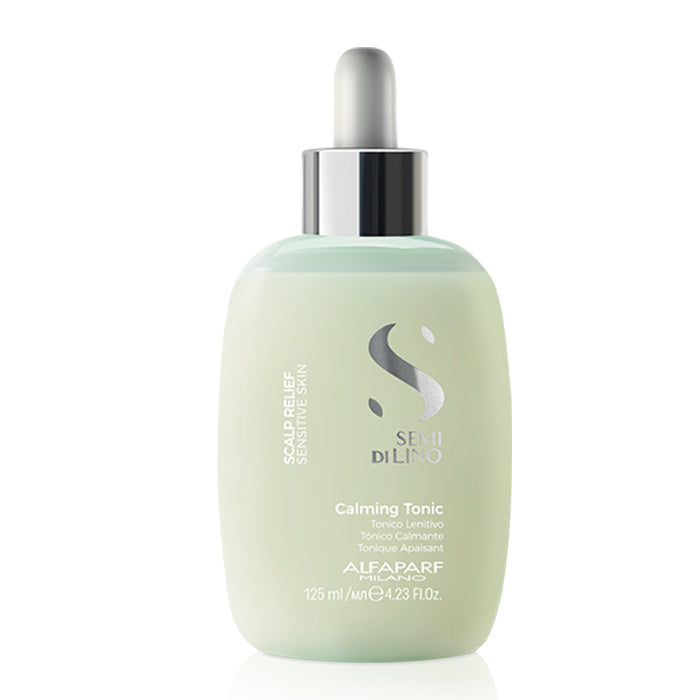 Alfaparf Semi Di Lino Scalp Renew Calming Tonic - A soothing fluid for sensitive scalp. Offers relief from itching.