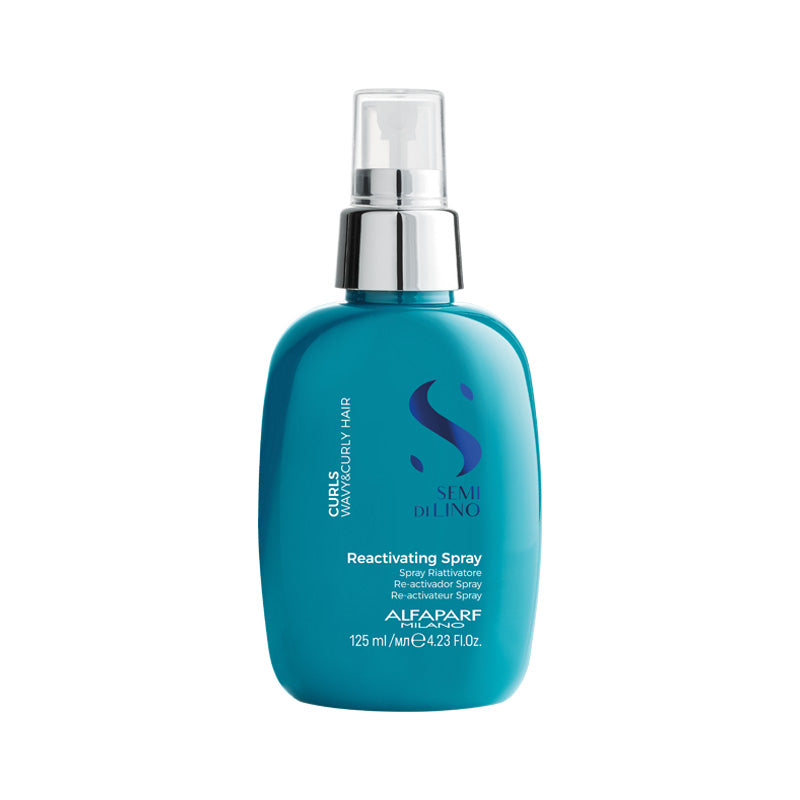 Alfaparf Semi Di Lino Curls Reactivating Spray - Curl-reviving spray. Protects from heat and humidity for defined curls.