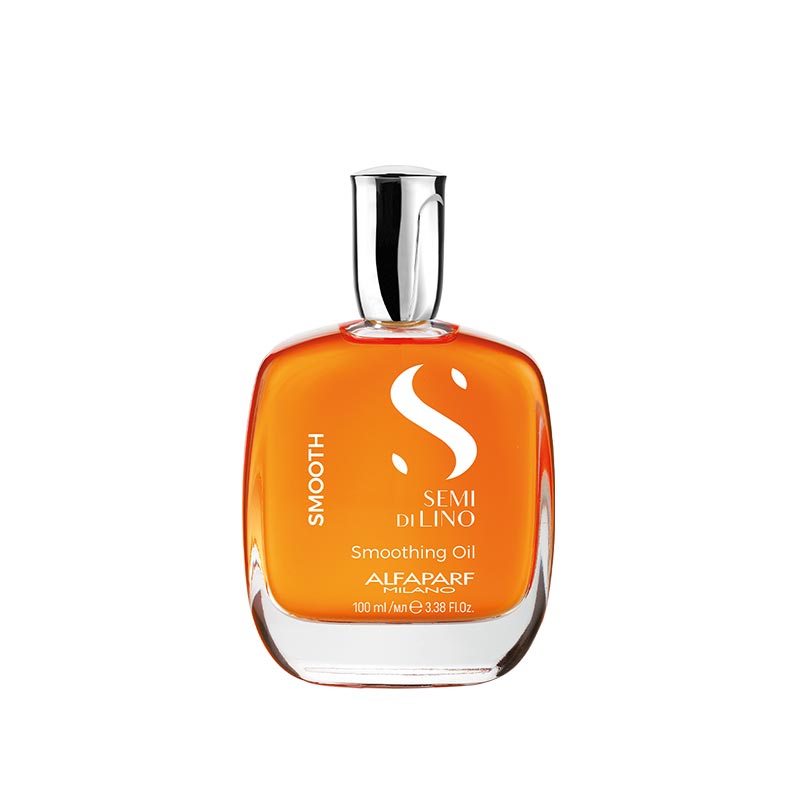 Alfaparf Semi di Lino Smoothing Oil - Illuminating oil. Heat and humidity protection for frizz-free smoothness.