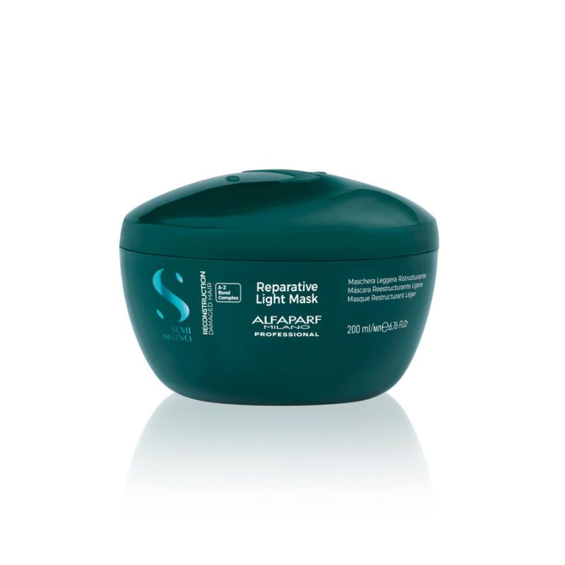 Alfaparf Semi Di Lino Reparative Light Mask - Intensive restructuring mask for fine, damaged and brittle hair.