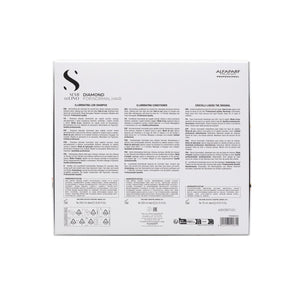 Alfaparf semi di lino diamond holiday kit shampoo 250 ml-conditioner 200 ml e cristalli 15 ml - estrema brillantezza