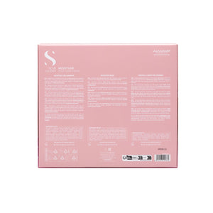 Alfaparf semi di lino moisture holiday kit shampoo 250 ml-mask 200 ml e cristalli 15 ml - per capelli secchi