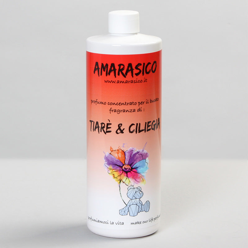 Amarasico essenza per bucato tiarè & ciliegia