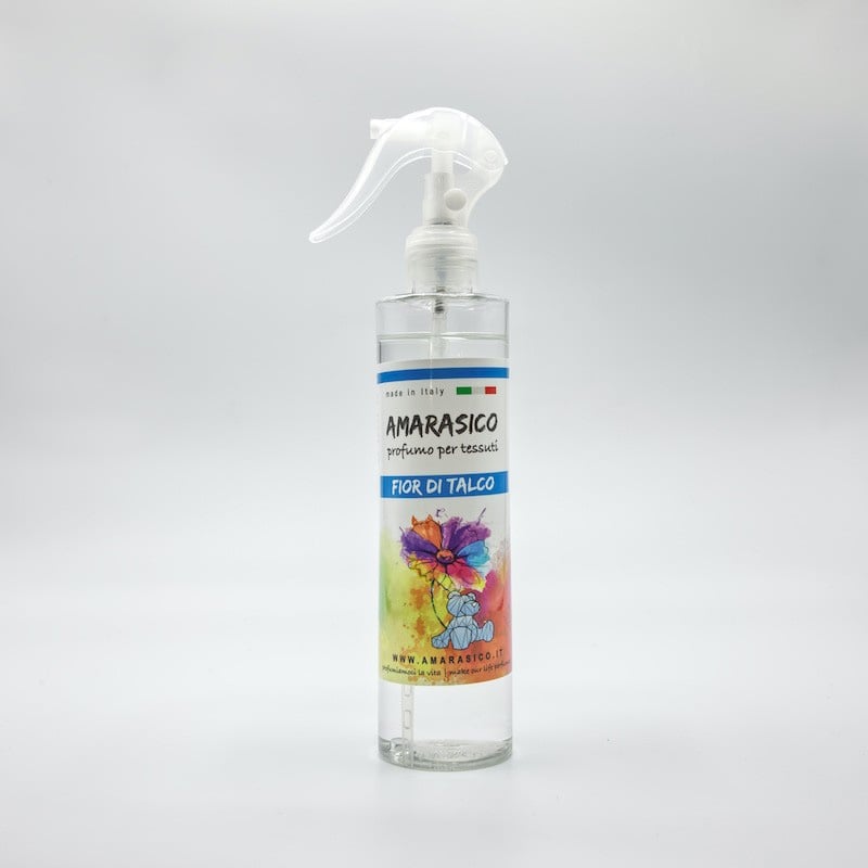 Amarasico spray per tessuti fior di talco