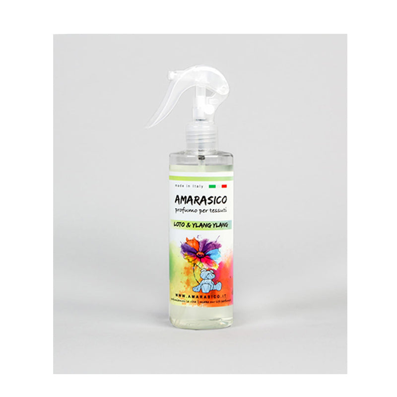 Amarasico spray per tessuti fior di loto e ylang ylang