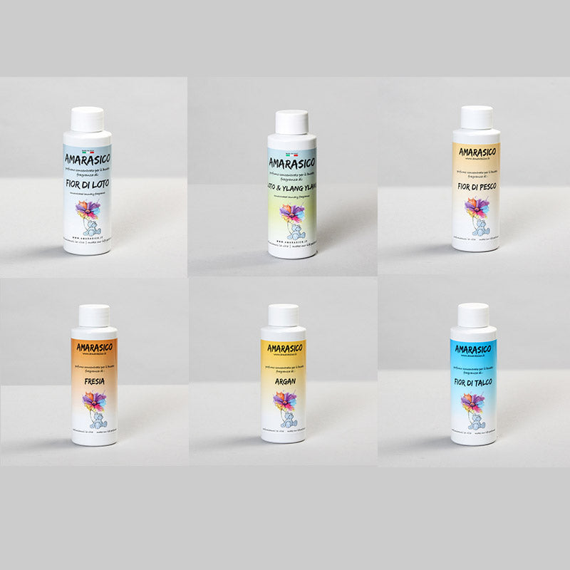 Amarasico kit essenza per bucato provami 2 (6 fragranze da 100 ml)