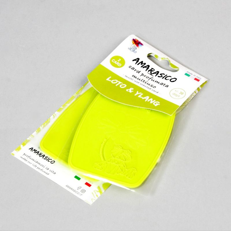 Amarasico card loto & ylang
