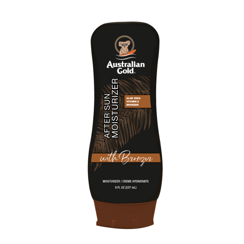 Australian gold after sun moisturizer with bronzer