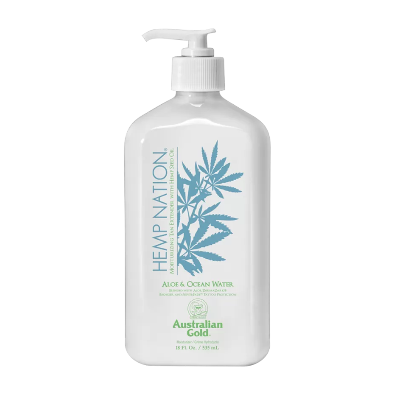 Australian gold hemp nation aloe & ocean water body lotion