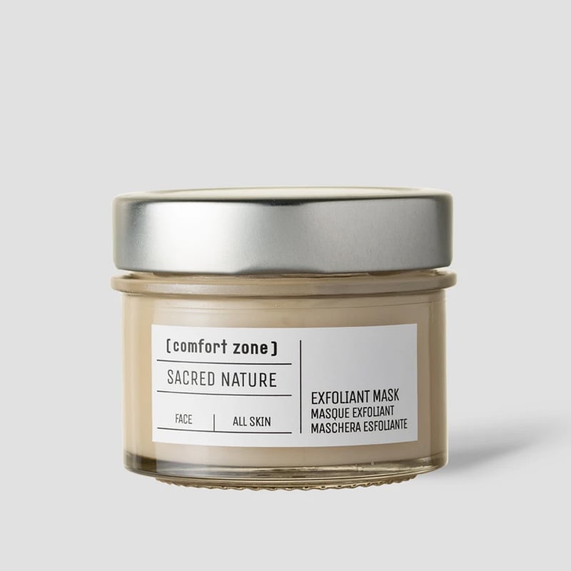 Comfort zone sacred nature exfoliant mask