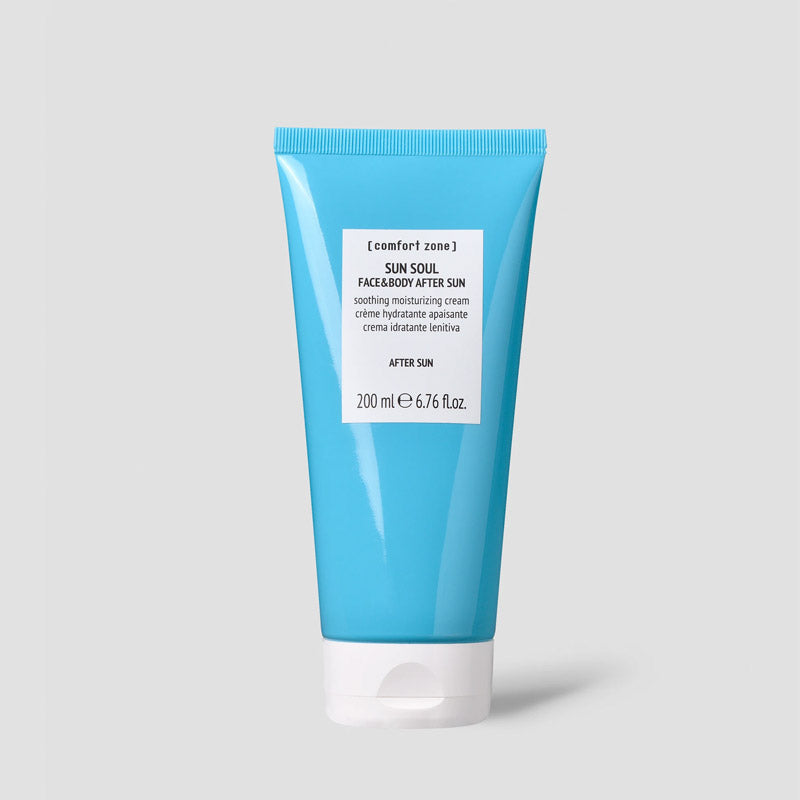 Zona de confort sol alma rostro y cuerpo después del sol