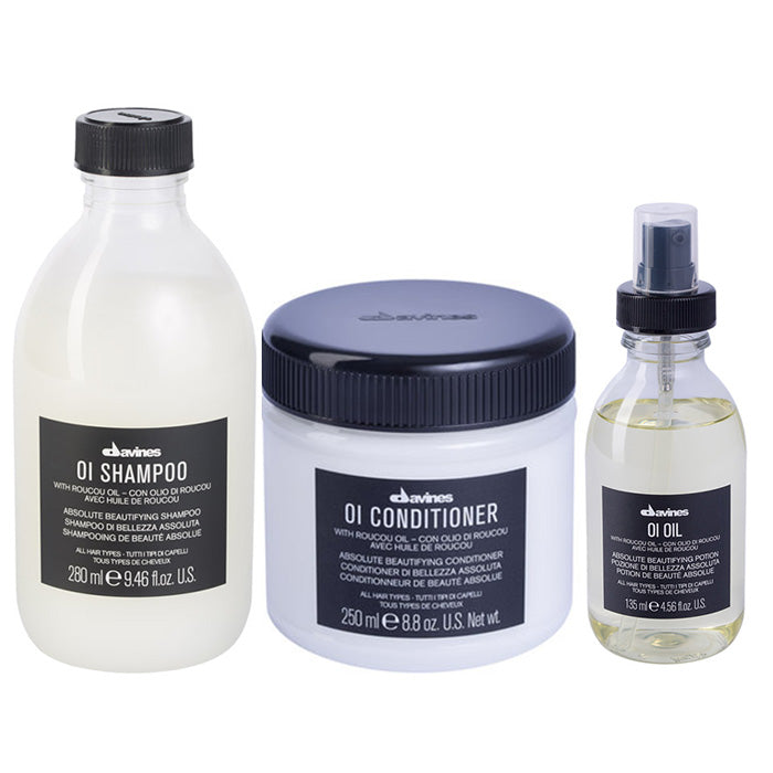 Davines Kit oi bellezza straordinaria - oi shampoo 280 ml - conditioner 250 ml e oil 135 ml