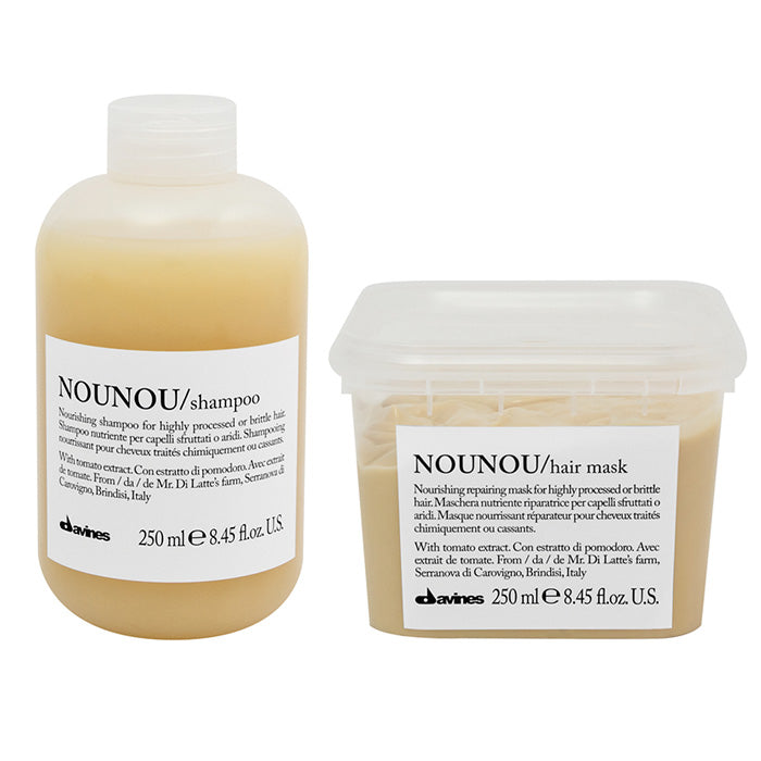 Davines Kit essential capelli danneggiati - nounou shampoo 250 ml e mask 250 ml