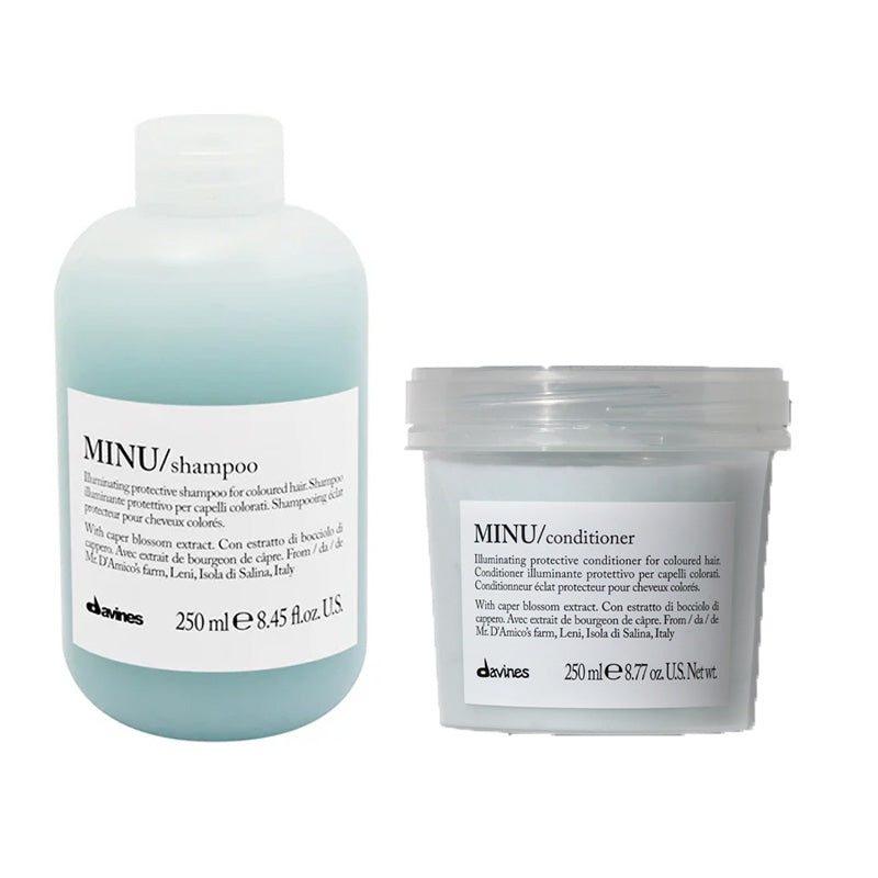 Davines Kit essential capelli colorati - minu shampoo 250 ml e conditioner 250 ml