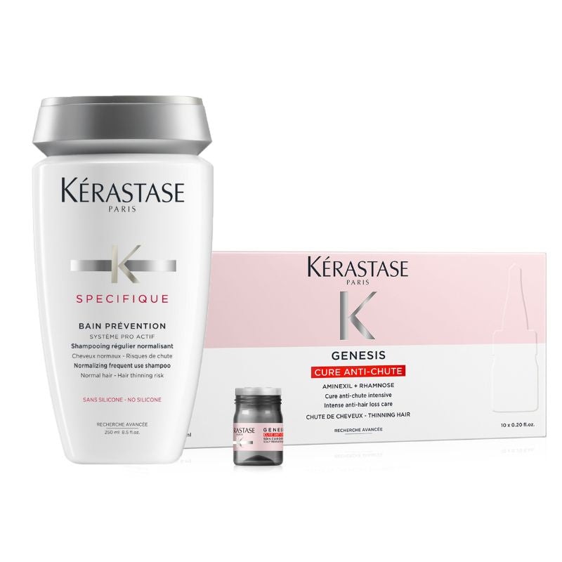 Kerastase Genesis Anti-Hair Loss Treatment 10 Vials + Bain Prevention