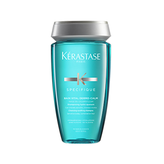 Kerastase specifique bain vital dermo calm - shampoo emolliente idrata, purifica e lenisce il cuoio capelluto irritato e infiammato