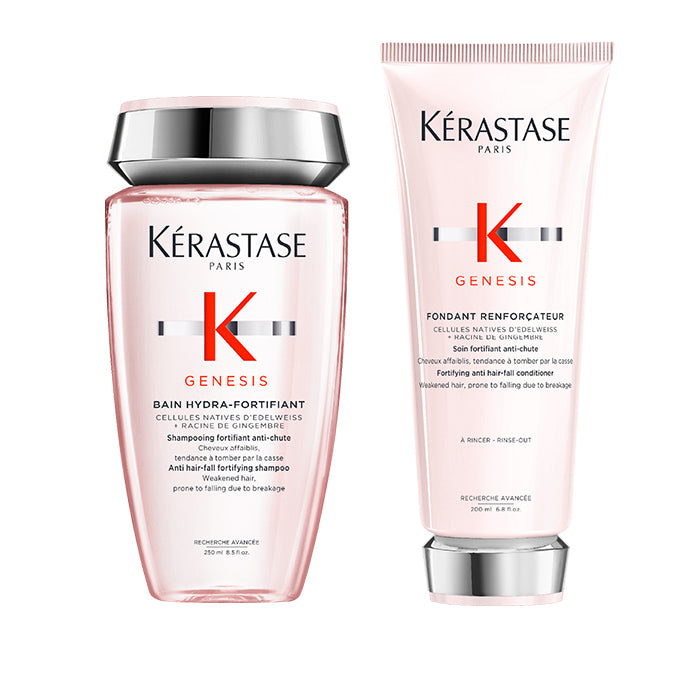 Kerastase genesis rituel capelli fini e grassi tendenti alla caduta - bain hydra-fortifiant 250 ml e fondant 200 ml