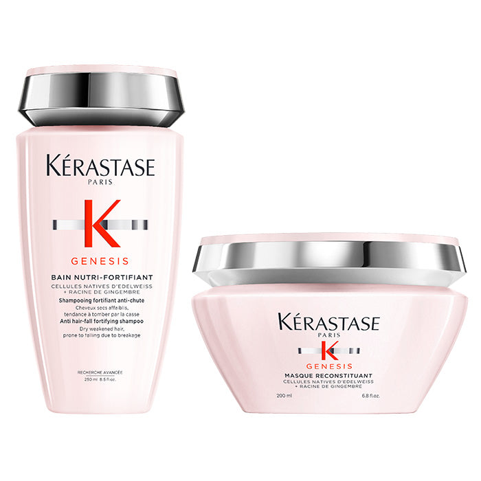 Kerastase genesis rituel capelli spessi e secchi tendenti alla caduta - bain nutri-fortifiant 250 ml e masque 200 ml