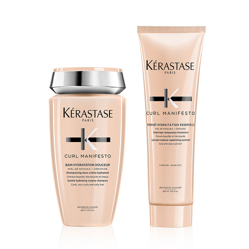 Kerastase curl manifesto rituel - bain hydratation douceur - fondant hydratation essentielle