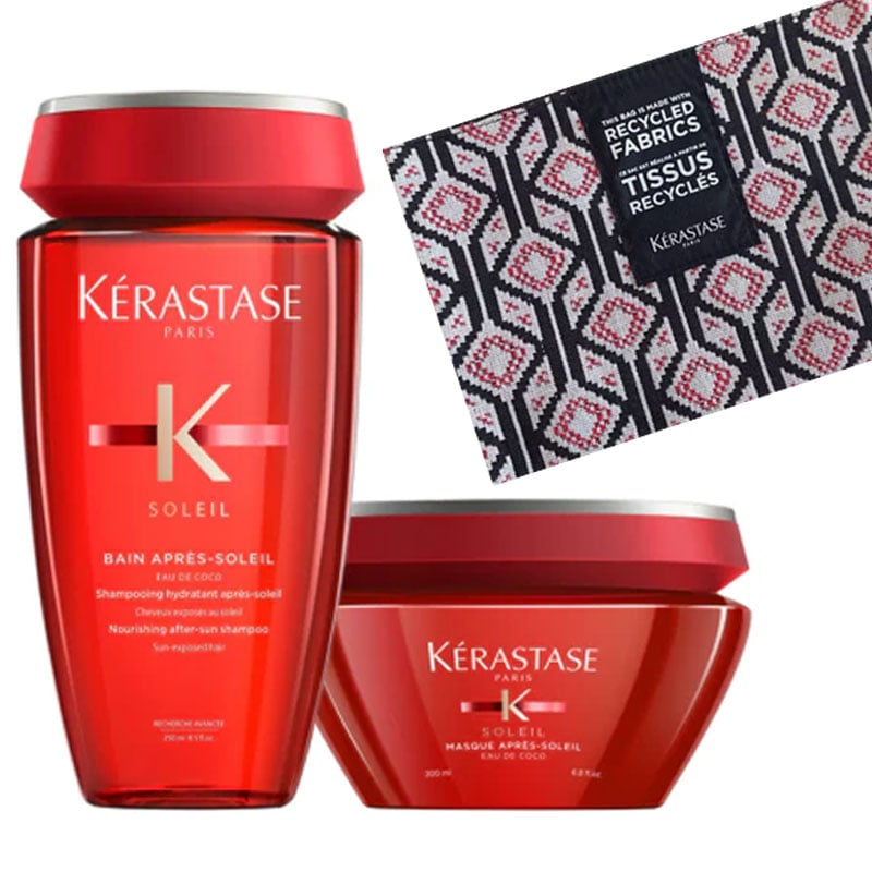 Kerastase soleil rituel bain 250 ml e masque 200 ml + pochette omaggio