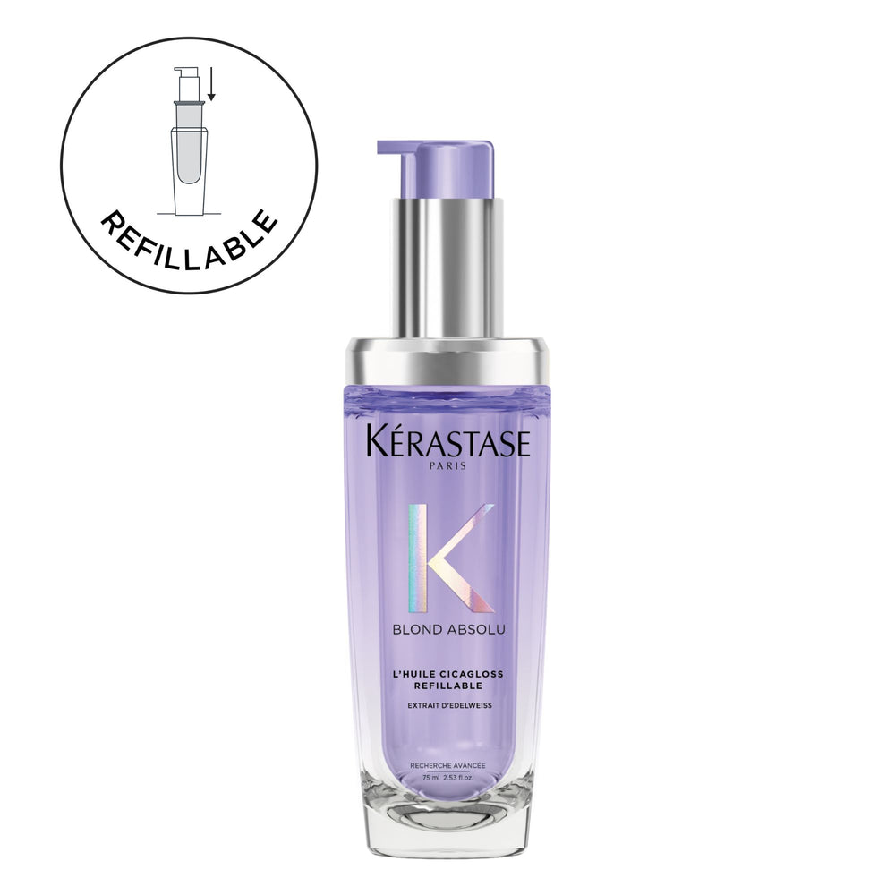 Kerastase blond absolu l'huile cicagloss - olio per capelli biondi o decolorati
