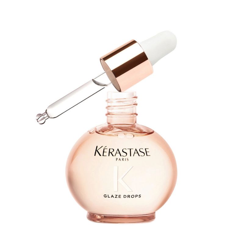 Kerastase gloss absolu glaze drops - olio leggero effetto gloss per capelli lunghi tendenti al crespo