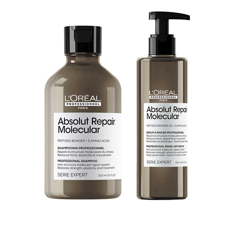 L'oreal serie expert absolut repair molecular kit shampoo 300 ml - conditioner 250 ml