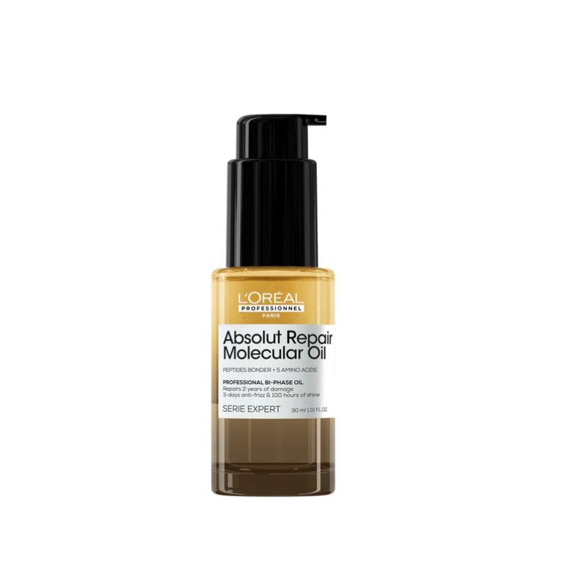 L'oreal serie expert absolut repair molecular oil - olio bifasico per capelli danneggiati