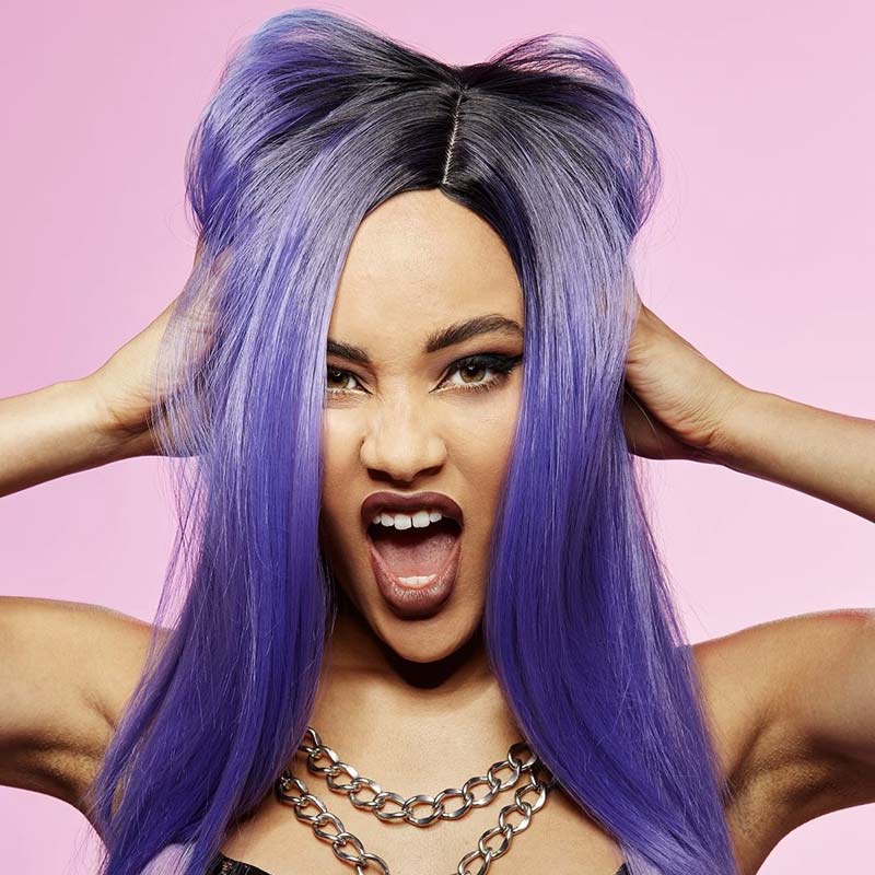 Peluca de Super Vixen de Manic Panic - Amatista ombré