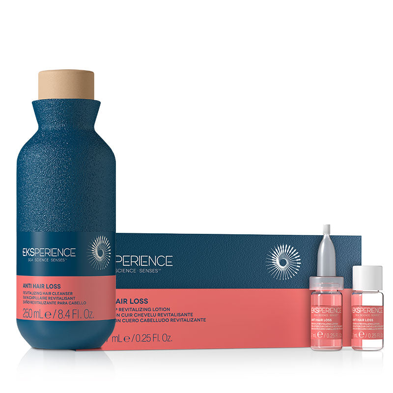 Revlon professional eksperience anti hair loss kit - shampoo 250 ml e lotion 12 fiale x 7ml