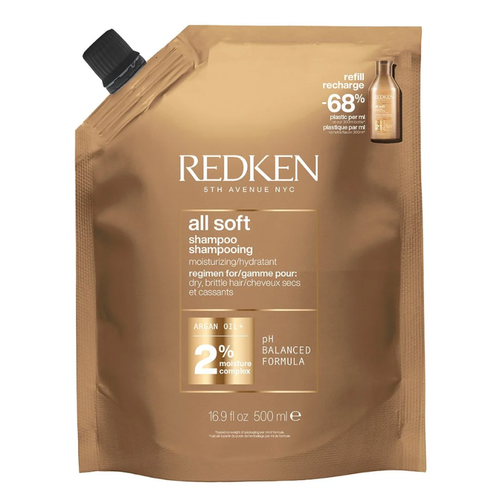 Redken all soft refill shampoo