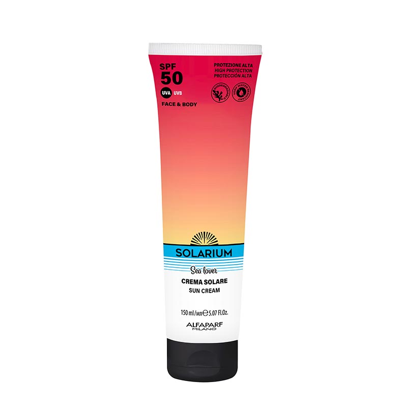 Solarium spf 50 crema solare viso e corpo