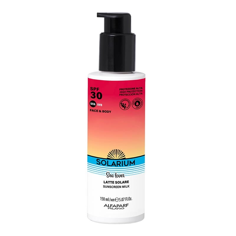 Solarium spf 30 latte solare viso e corpo