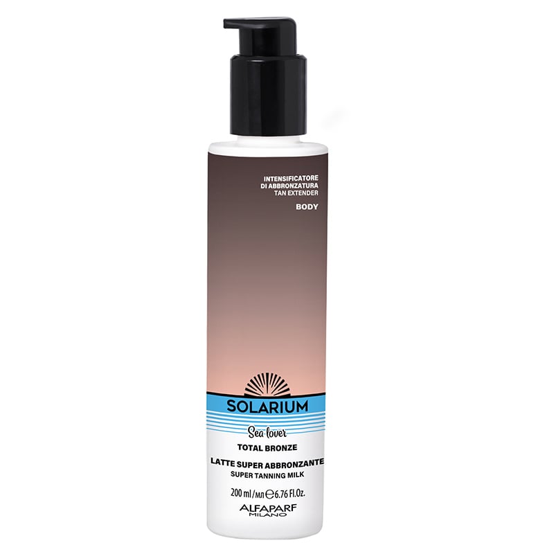 Solarium total bronze latte super abbronzante corpo