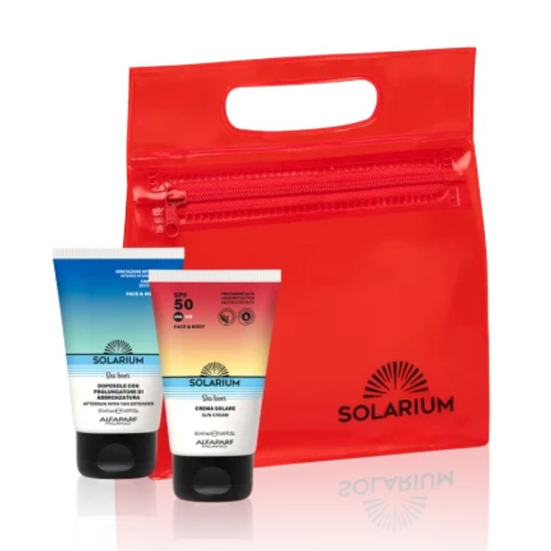 Solarium travel set spf 50 - crema solare spf 50 e doposole formato travel