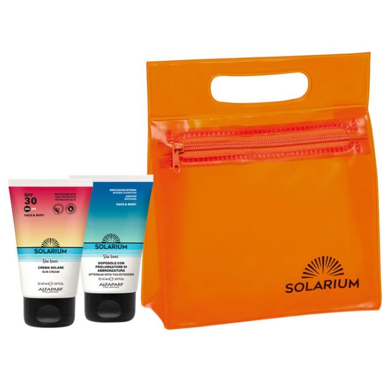 Solarium travel set spf 30 - crema solare spf 30 e doposole formato travel
