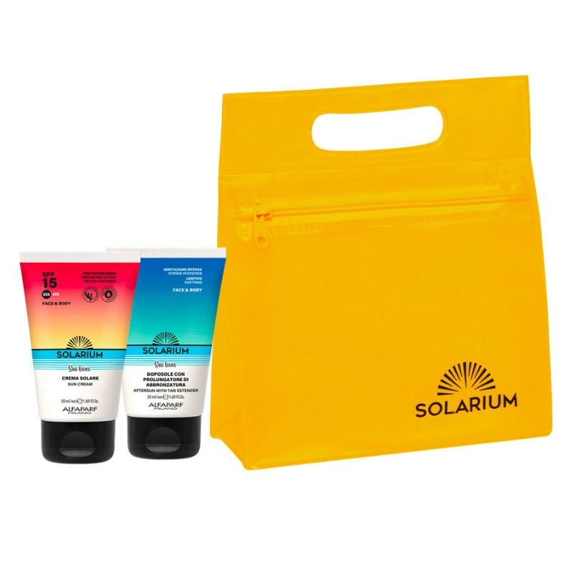 Solarium travel set spf 15 - crema solare spf 15 e doposole formato travel