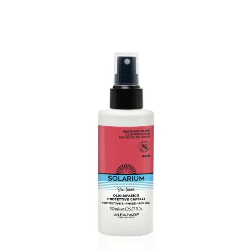 Solarium olio bifasico protettivo capelli