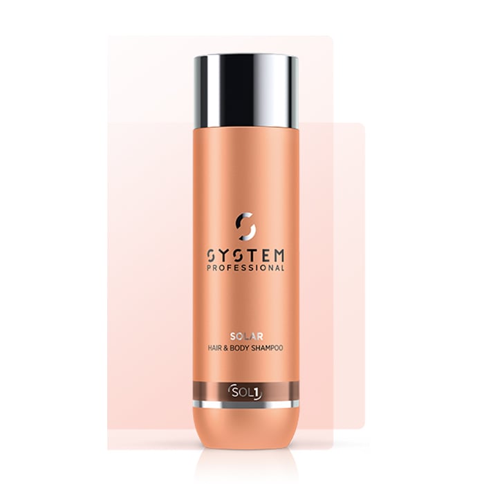 Wella system professional solar hair & body shampoo