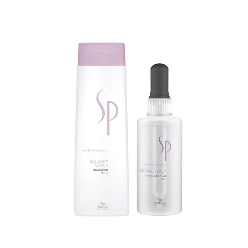 Wella sp kit women anti-hair loss - balance shampoo 250 ml and energy serum 100 ml