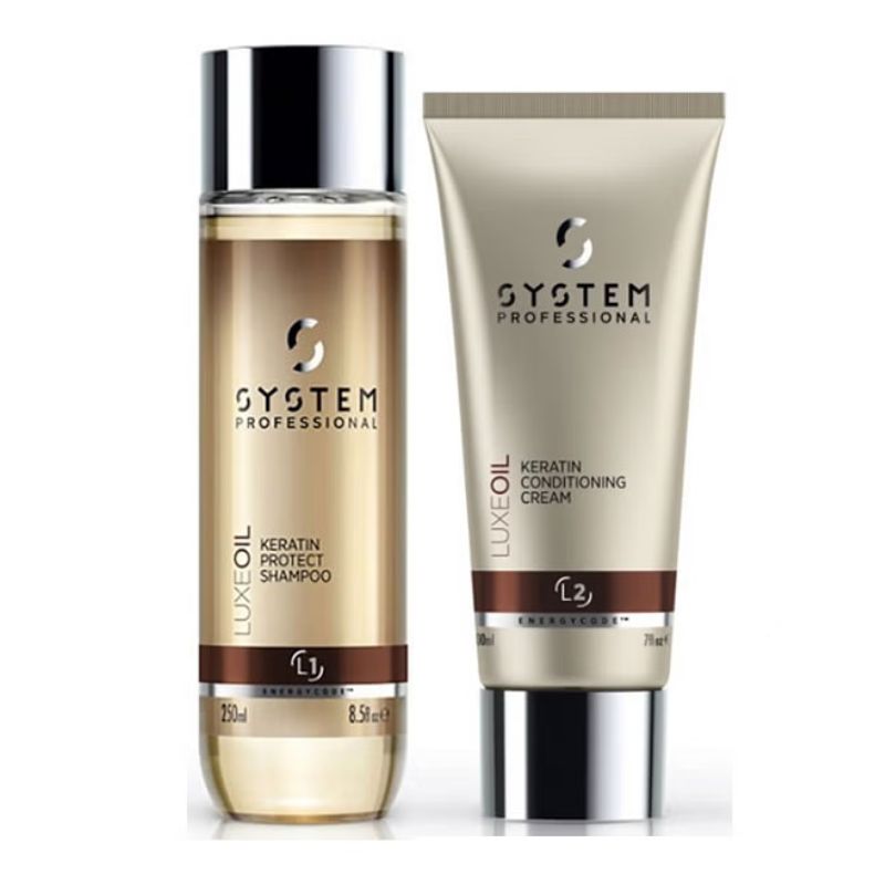 Wella system professional luxe oil kit - shampoo luxe oil 250 ml - conditioner luxe oil 200 ml