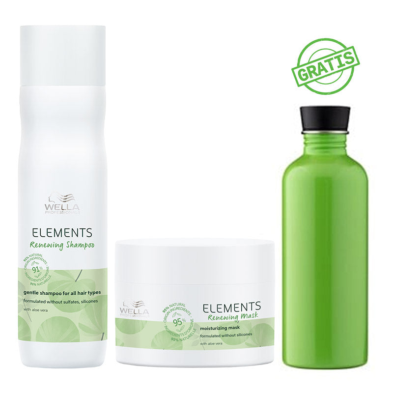 Wella professional elements renewing kit - shampoo 250 ml e mask 150 ml