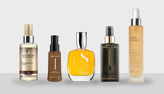 Olio/siero per capelli