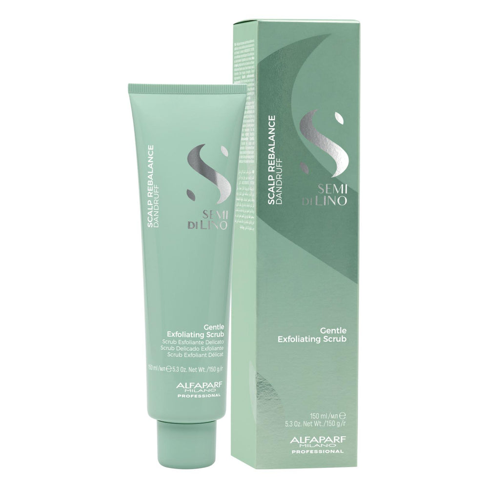 Alfaparf semi di lino scalp rebalance gentle scrub - scrub esfoliante per cute con problemi di forfora