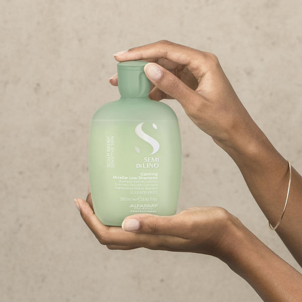 Alfaparf semi di lino scalp renew calming micellar low shampoo - shampoo delicato lenitivo per cute sensibile