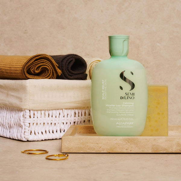 Alfaparf semi di lino scalp renew calming micellar low shampoo - shampoo delicato lenitivo per cute sensibile