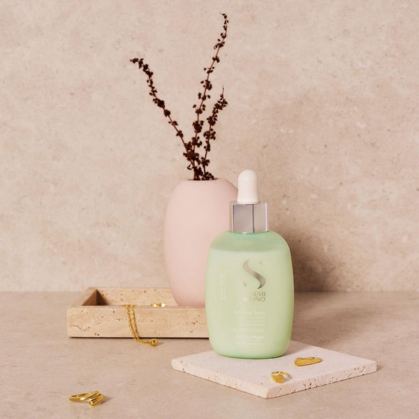 Alfaparf semi di lino scalp renew calming tonic - fluido lenitivo per cute sensibile. Offre sollievo dal prurito