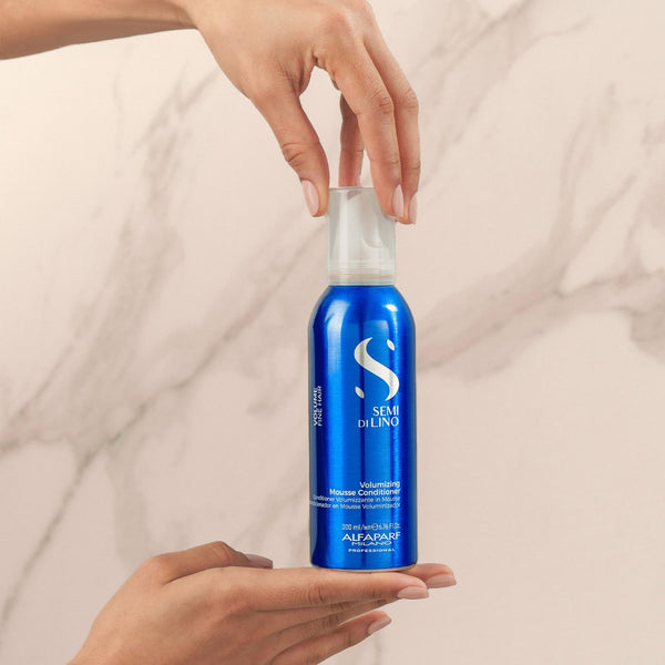 Alfaparf semi di lino volume volumizing mousse conditioner - conditioner volumizzante per capelli fini